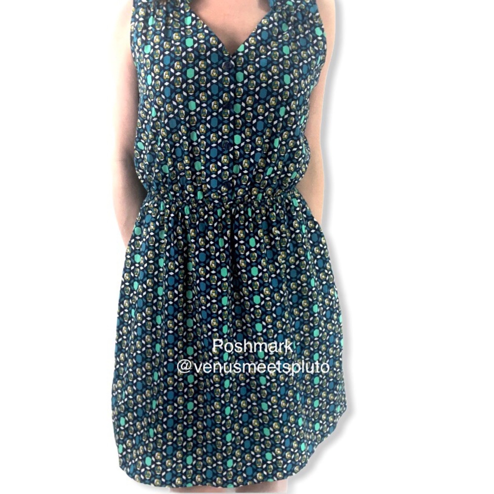 Stitchfix 41 Hawthorn Geometric dress Sz S A-line - Picture 2 of 8